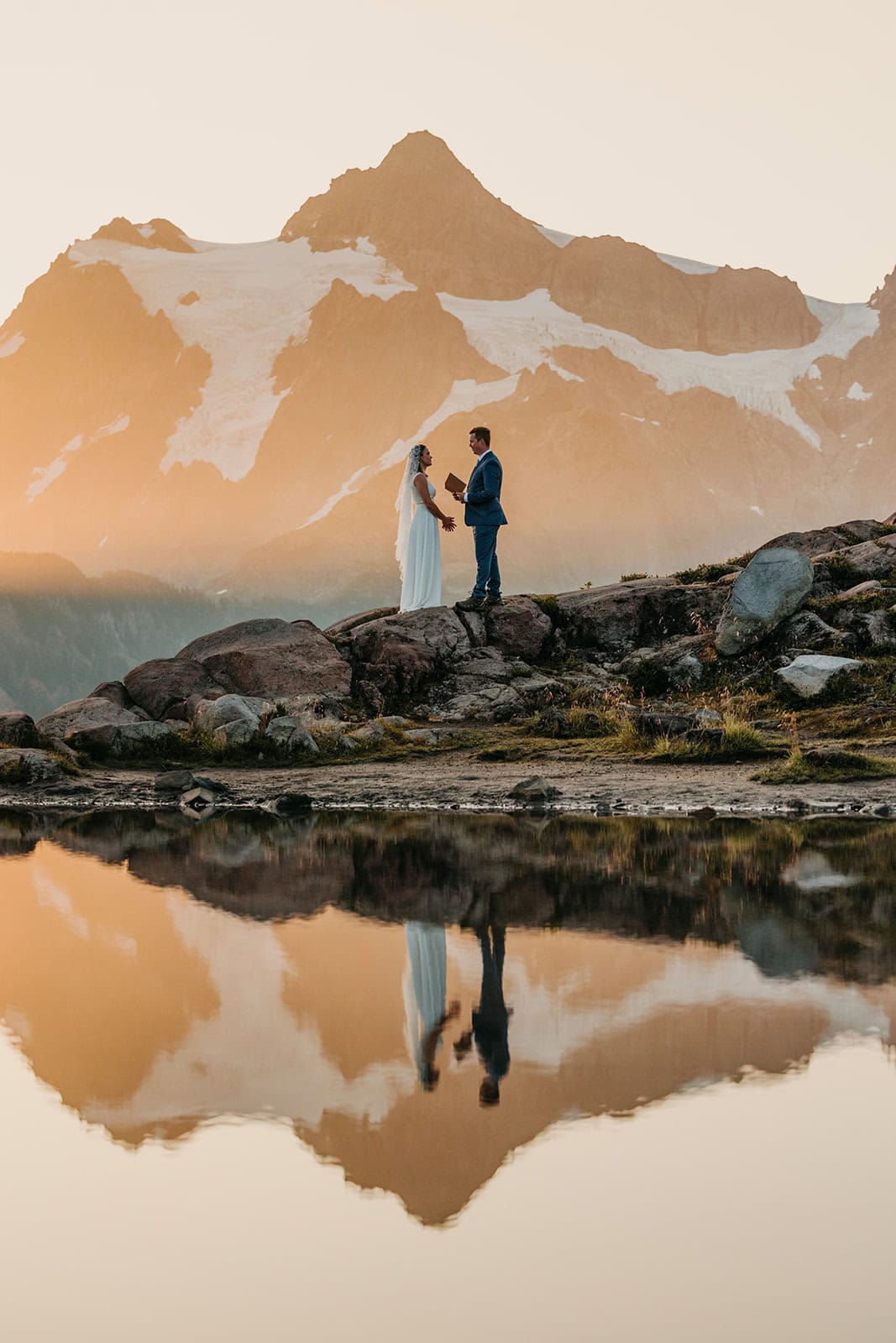 Sunrise at Artist Point looking towards mt shuksan