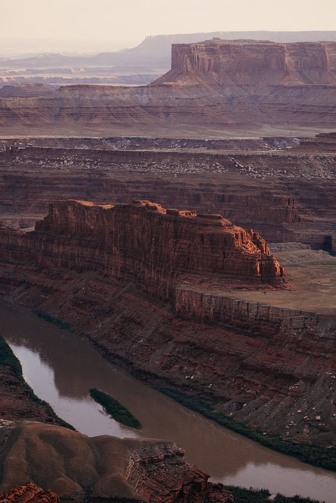 A sunset view at Dead Horse State Park outside of Moab.