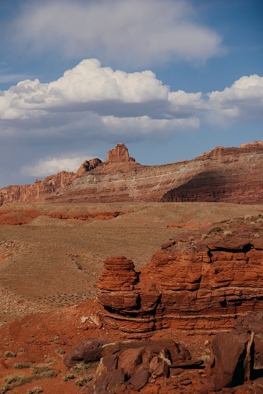 A view in the wilderness of Moab