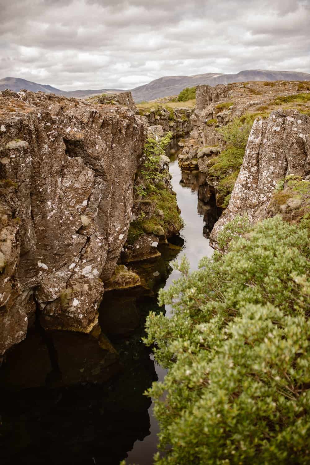 View of the plates in ICeland.