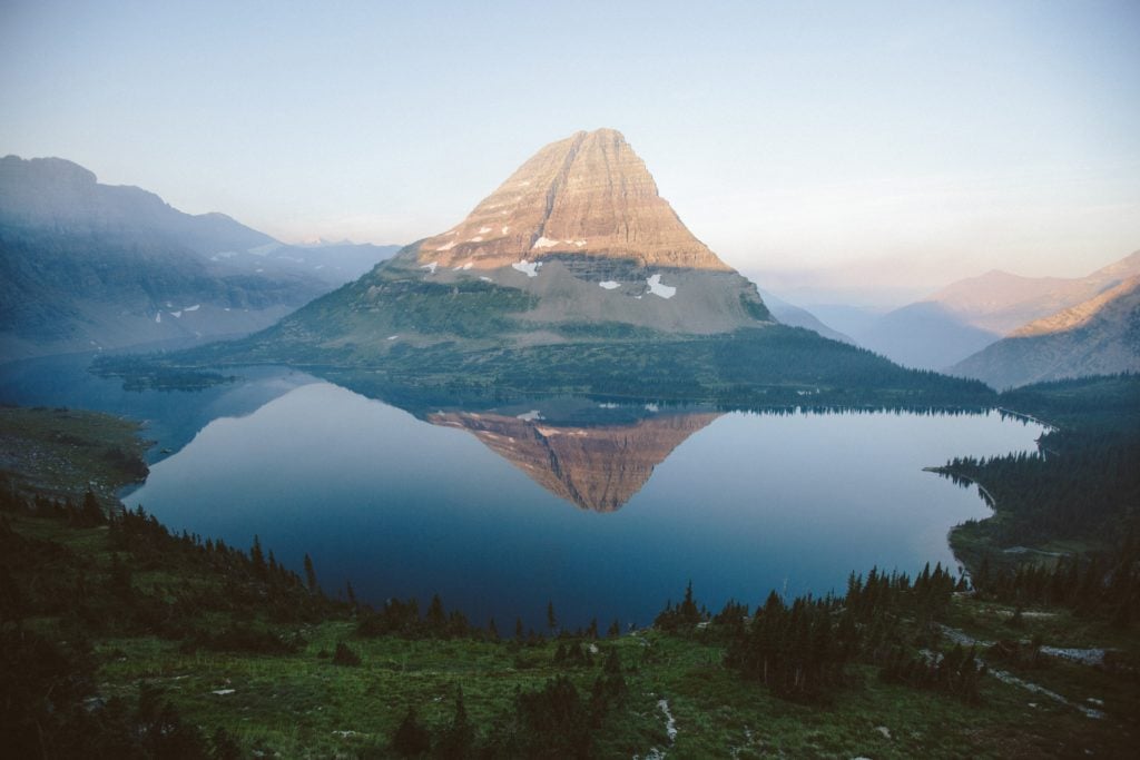 View of Glacier National Park