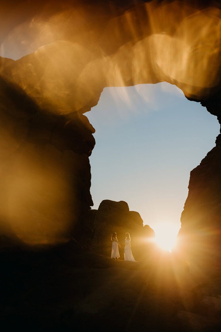 Reanna + Roxy’s Two Day Elopement Wedding in Moab, Utah