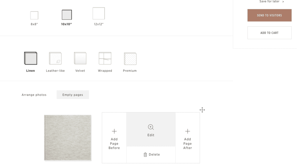 An example of how to design an album.