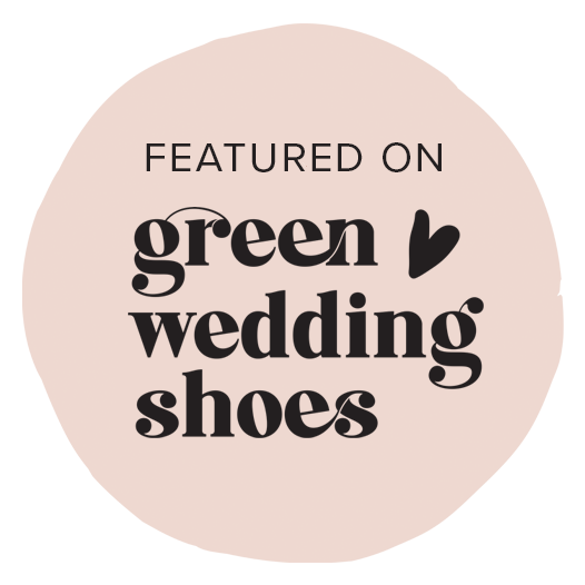 Badge that says "Featured on Green Wedding Shoes."